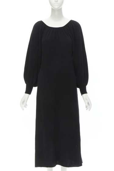 Ryan Roche RYAN ROCHE 100% cashmere black pleated 