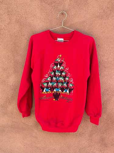 Penguin Christmas Tree Sweatshirt