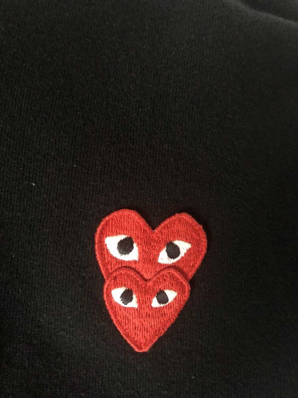 Comme Des Garcons Play CDG Play double heart zip … - image 2