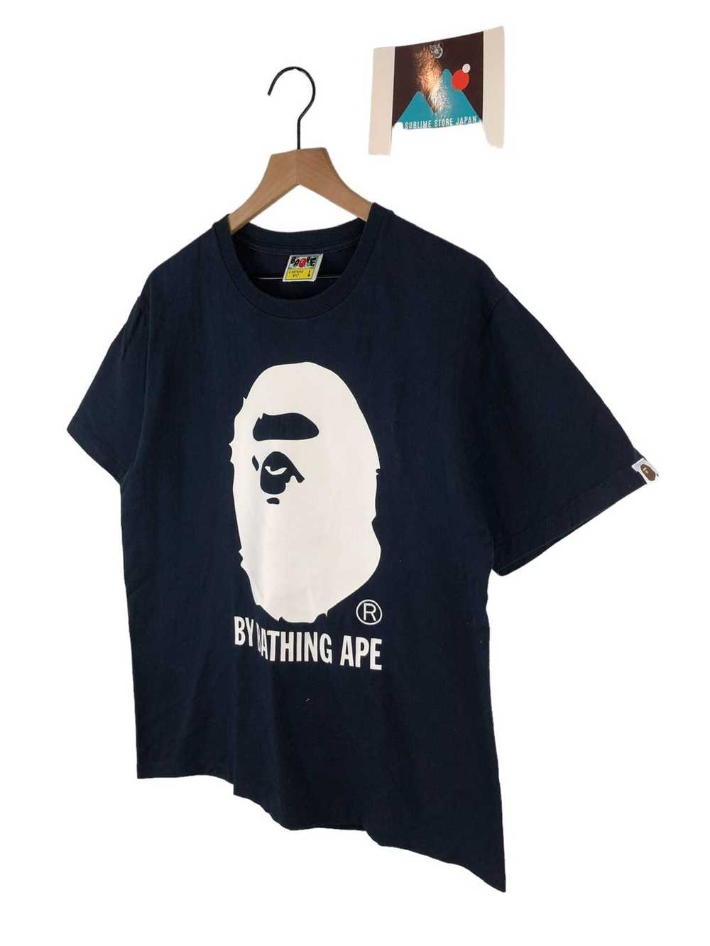 Bape Bape Big Head Logo Print Tee - image 2