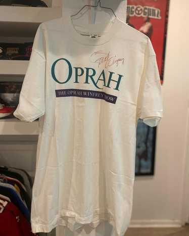 Vintage 90’s Oprah Winfrey show tee signed by Opra