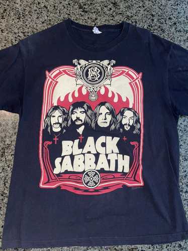 Vintage Black Sabbath Band Tee Large