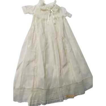 Ruffles and Lace Christening Gown/dress - image 1