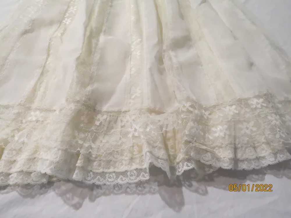 Ruffles and Lace Christening Gown/dress - image 4