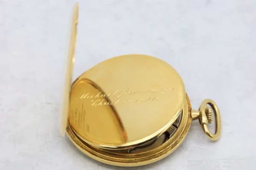 Vintage Tiffany & Co. 18k Yellow Gold Pocket Watch - image 3