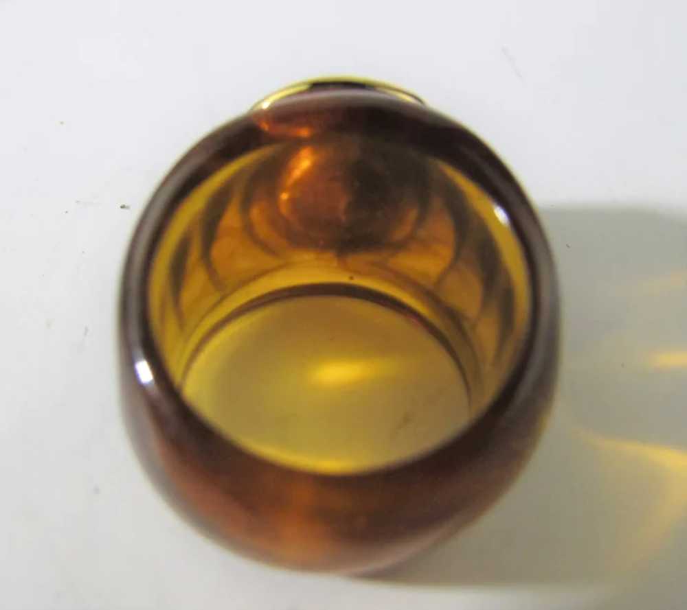 Joan Rivers Lucite Ring With Gold Tone Central Cr… - image 11