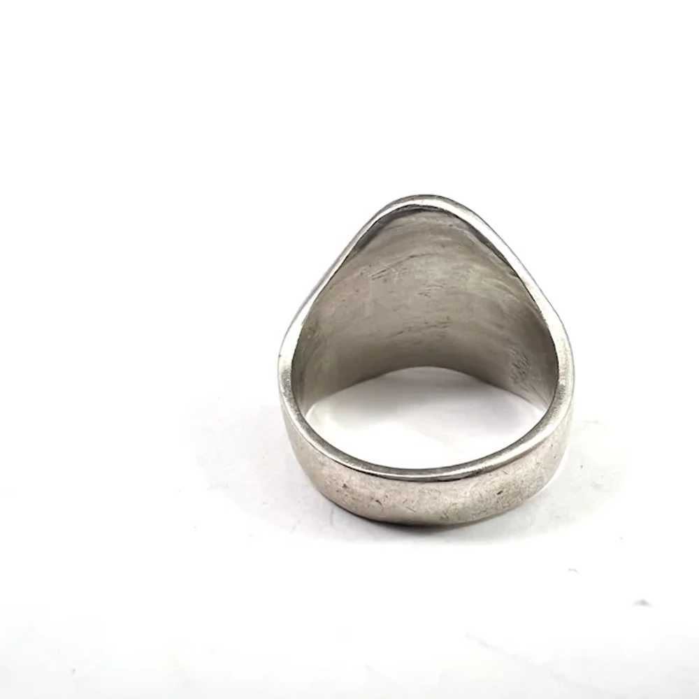 Antique c year 1900. Sterling Silver Novelty Ring. - image 3