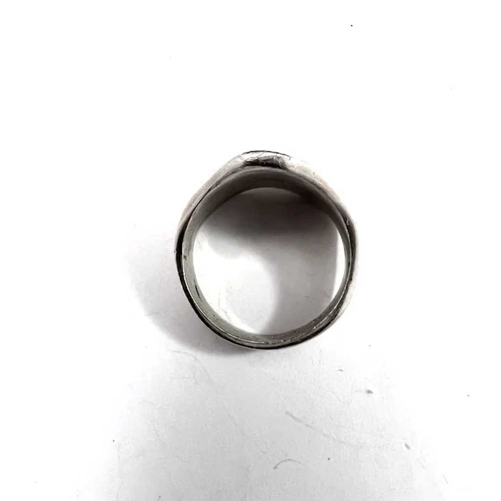 Antique c year 1900. Sterling Silver Novelty Ring. - image 4
