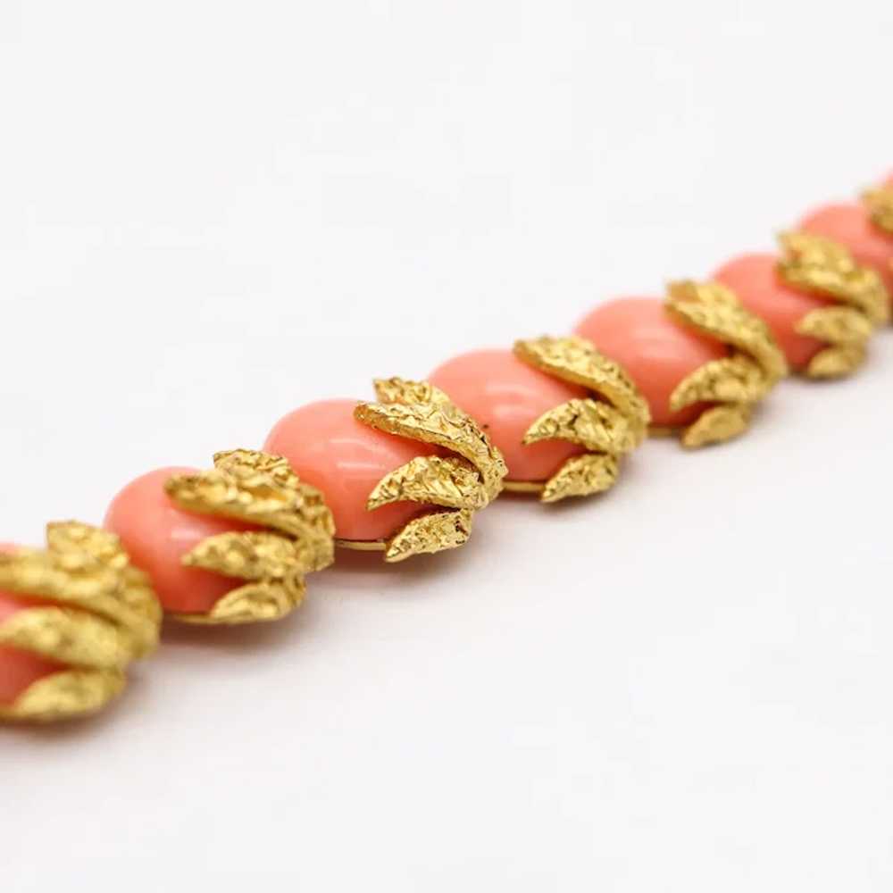 Fred of Paris 1970 Bracelet In Textured 18Kt Yell… - image 8