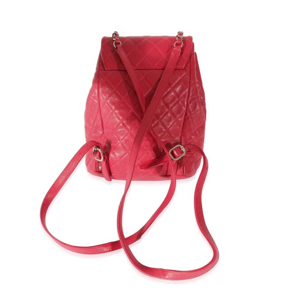 Chanel Leather backpack - image 4