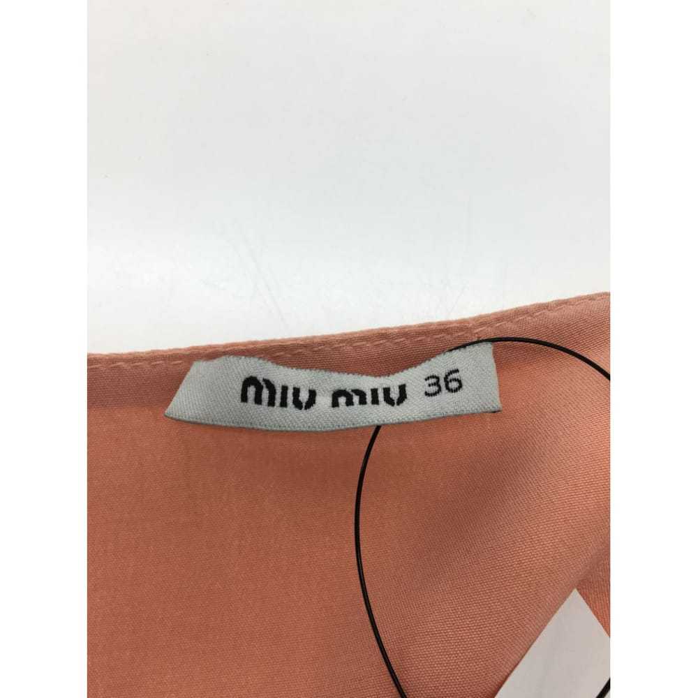 Miu Miu Silk mini dress - image 4