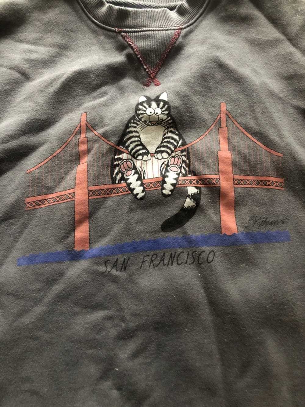 Vintage San Francisco Golden Gate Bridge Fat Cat … - image 3