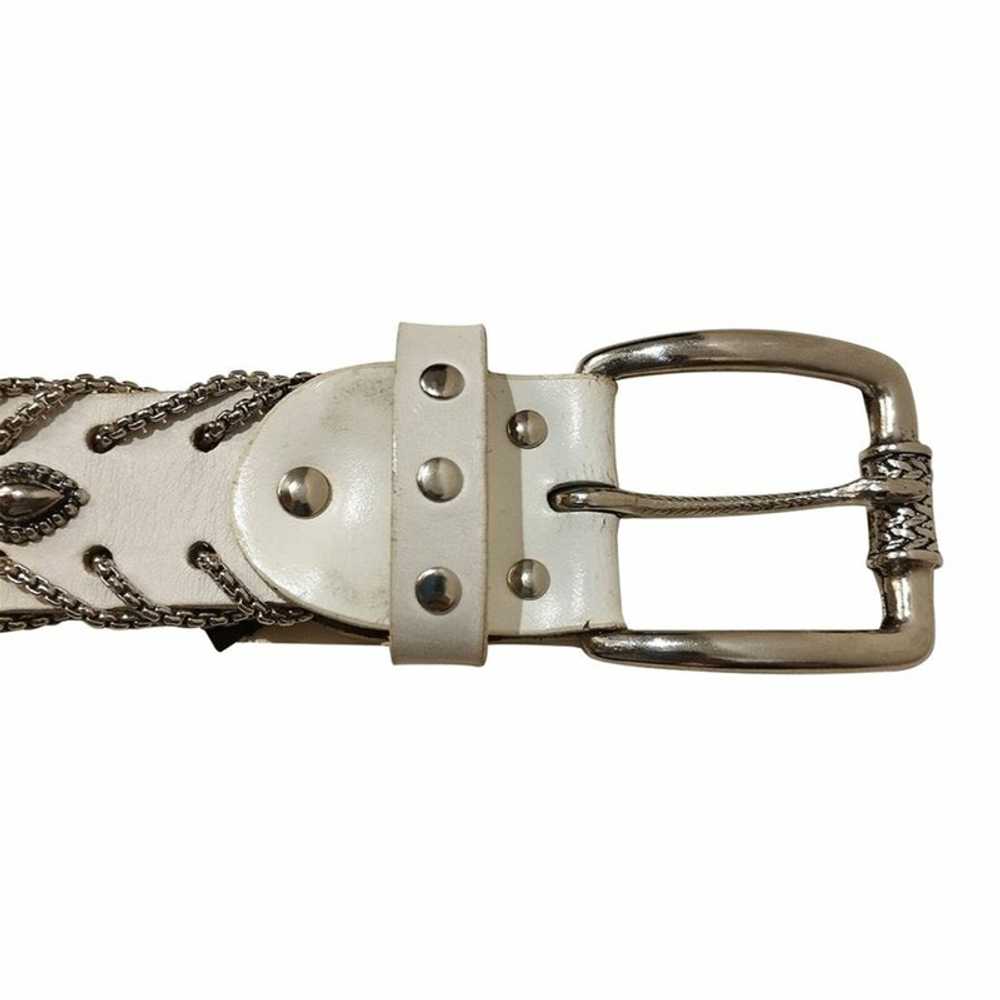 Nanni Milano Belt Leather in White - image 2