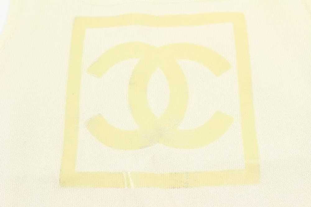 Chanel Chanel 01P Medium Cream CC Sports Logo Tan… - image 5