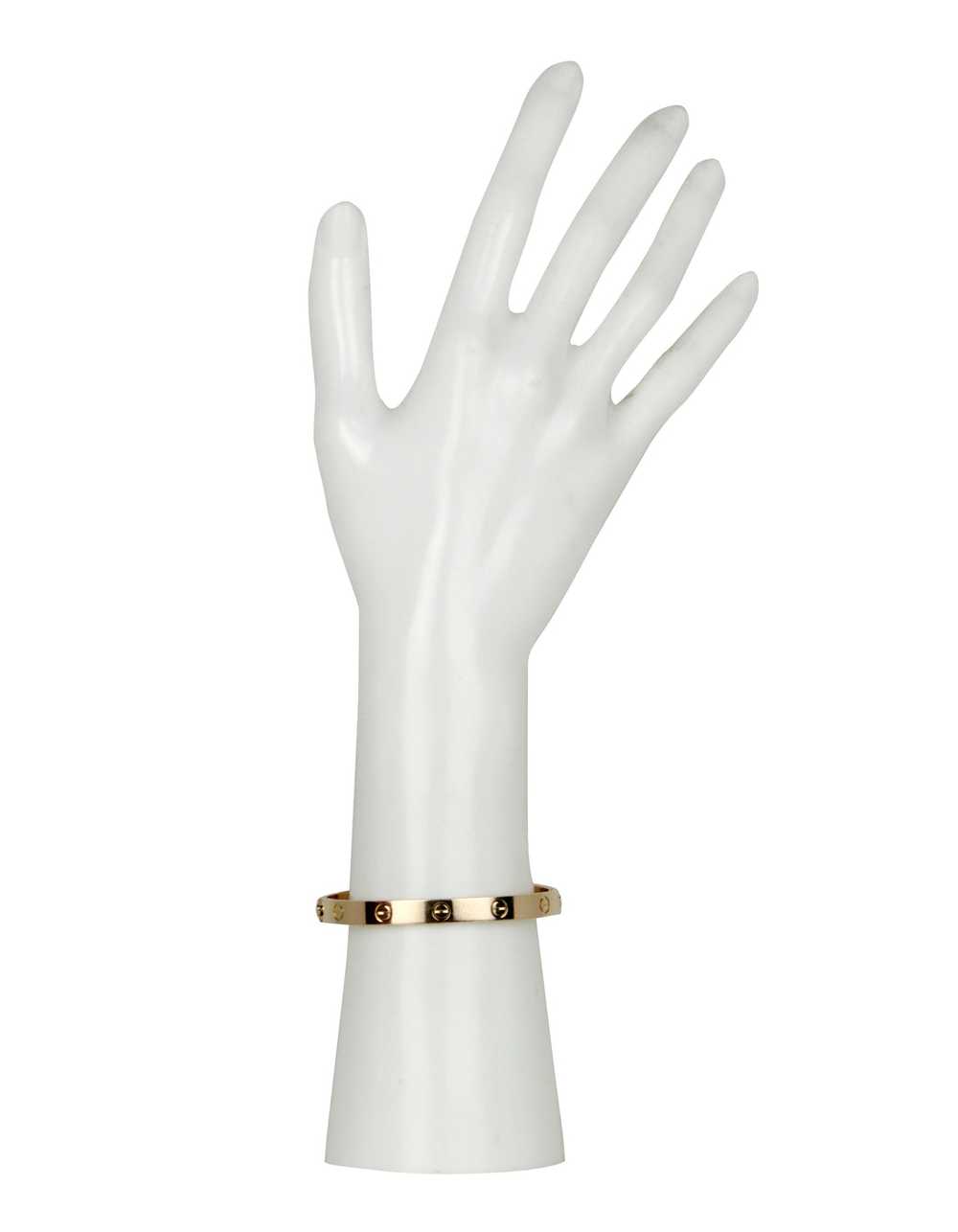 Cartier 18k Rose Gold LOVE Bracelet sz 17 - image 3