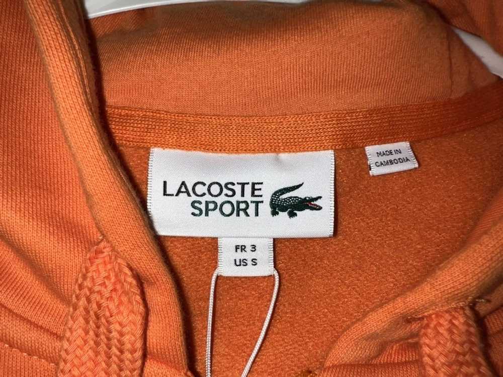 Lacoste Men's SPORT Lightweight Bi-material Hoodie - image 3