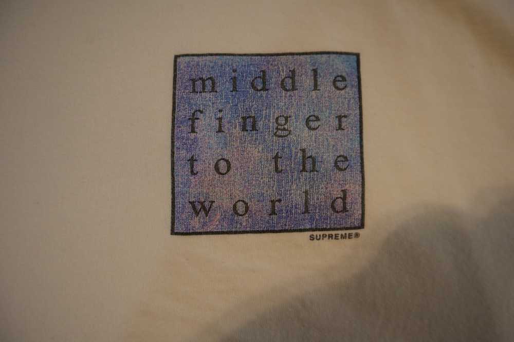 Supreme Supreme Middle Finger to the World Tee - image 2