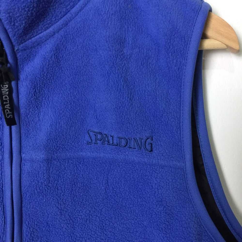 Spalding Vintage Spalding Fleece Vest 90s - image 5