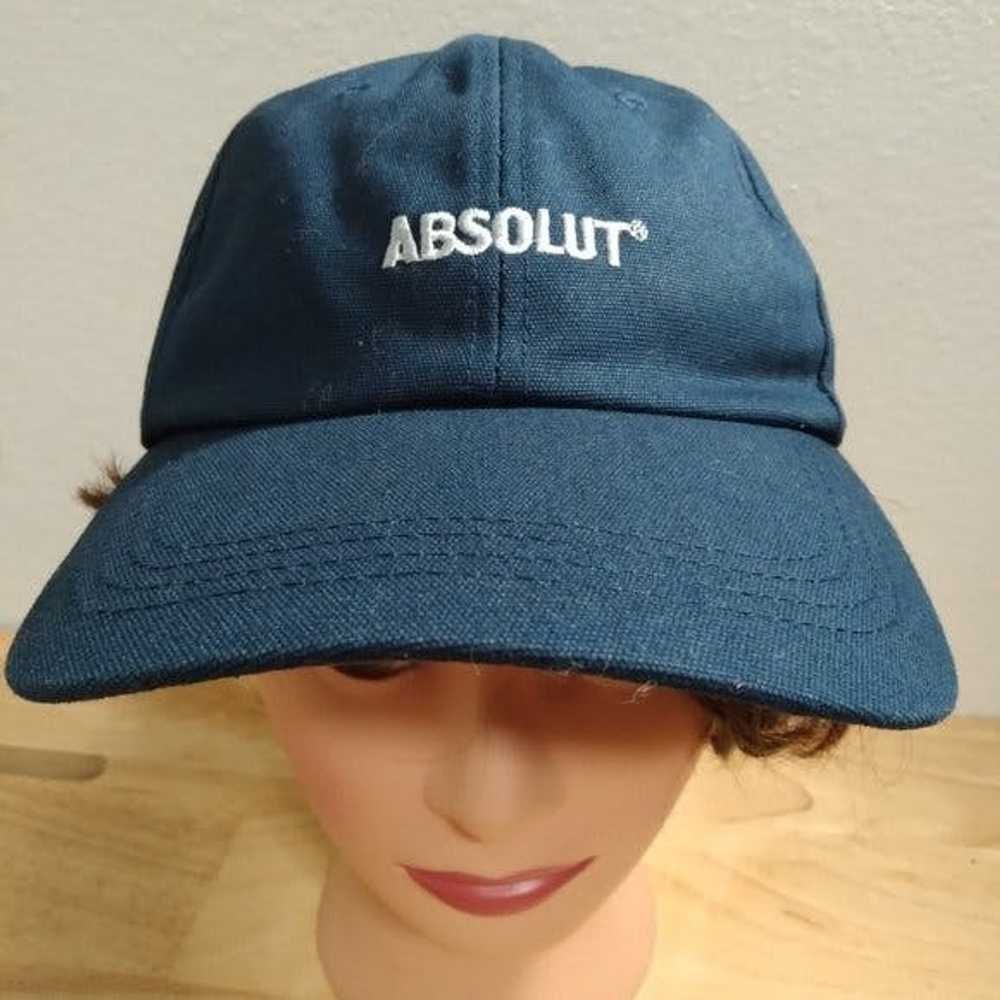 Hat × Streetwear Absolut Vodka Logo Strap Back Hat - image 1