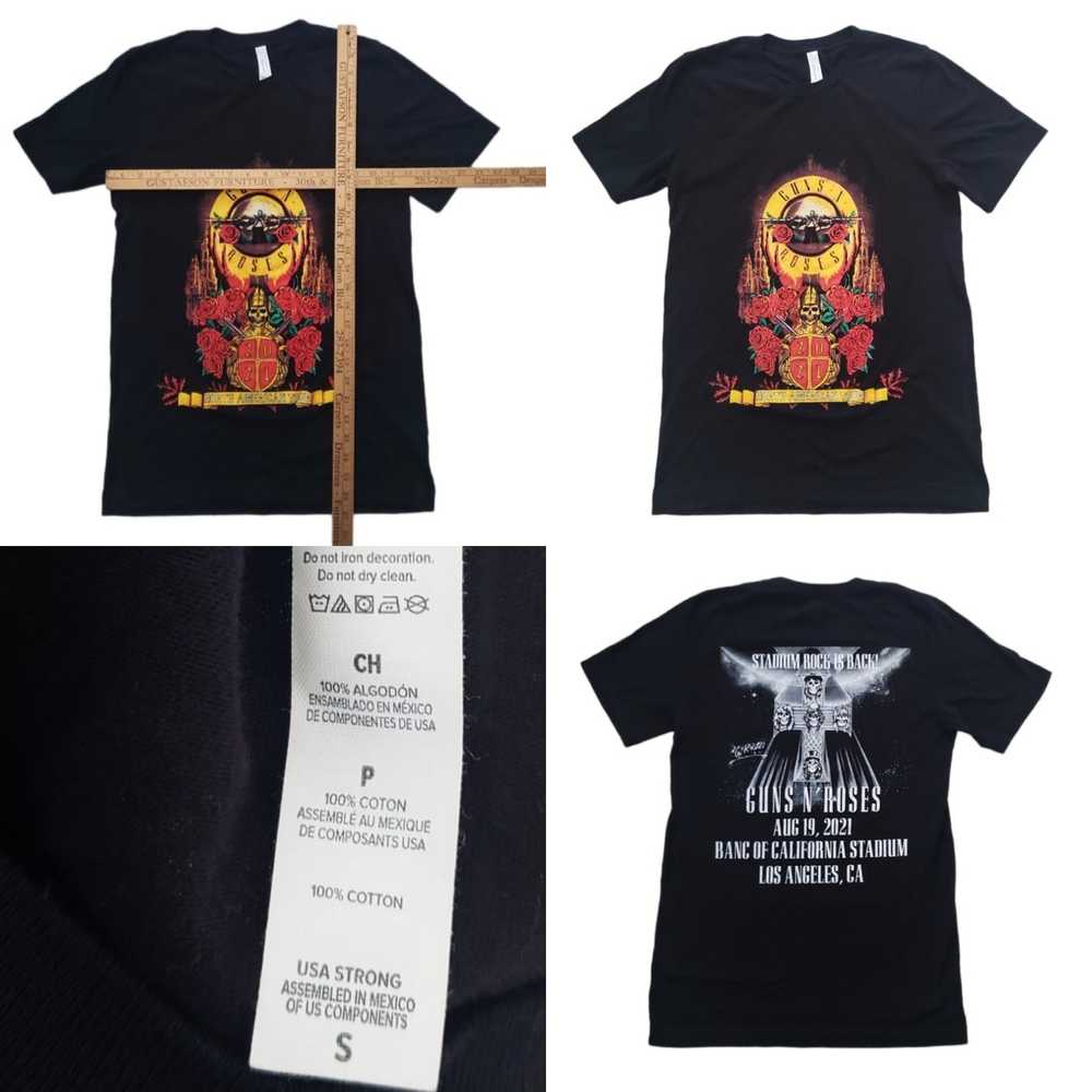 Band Tees × Rock T Shirt × Rock Tees Guns N Roses… - image 2