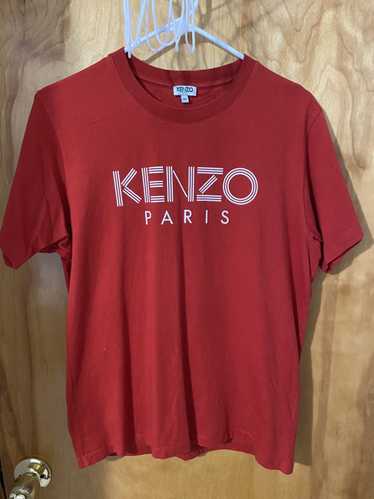 Kenzo Kenzo Paris Logo Tee Red