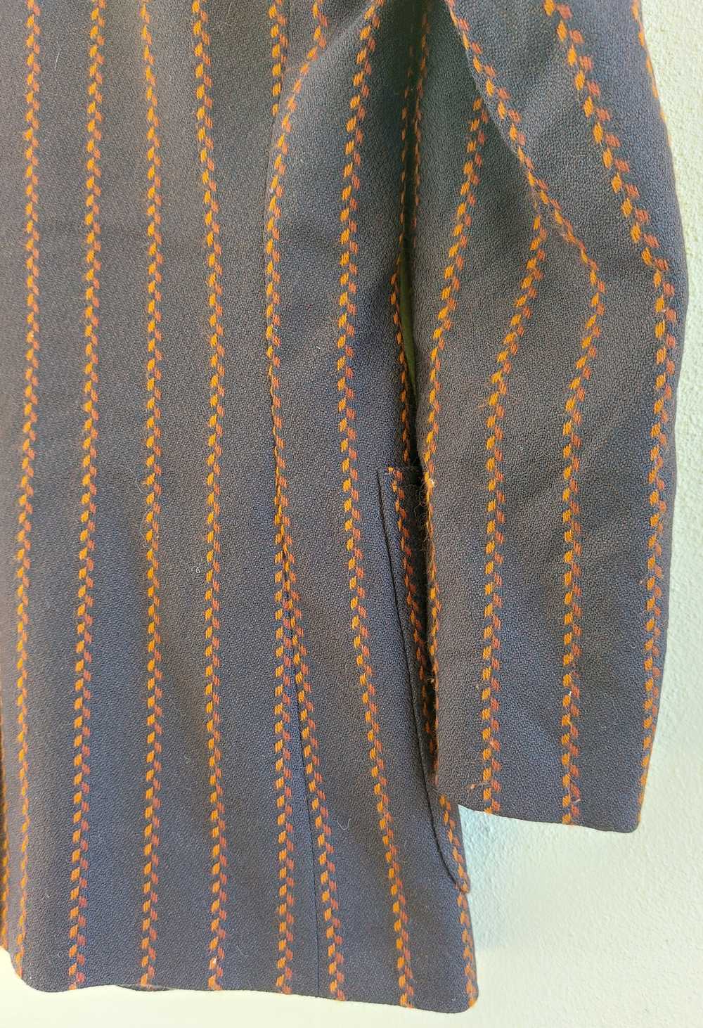 Designer × Japanese Brand Vintage striped wool co… - image 8