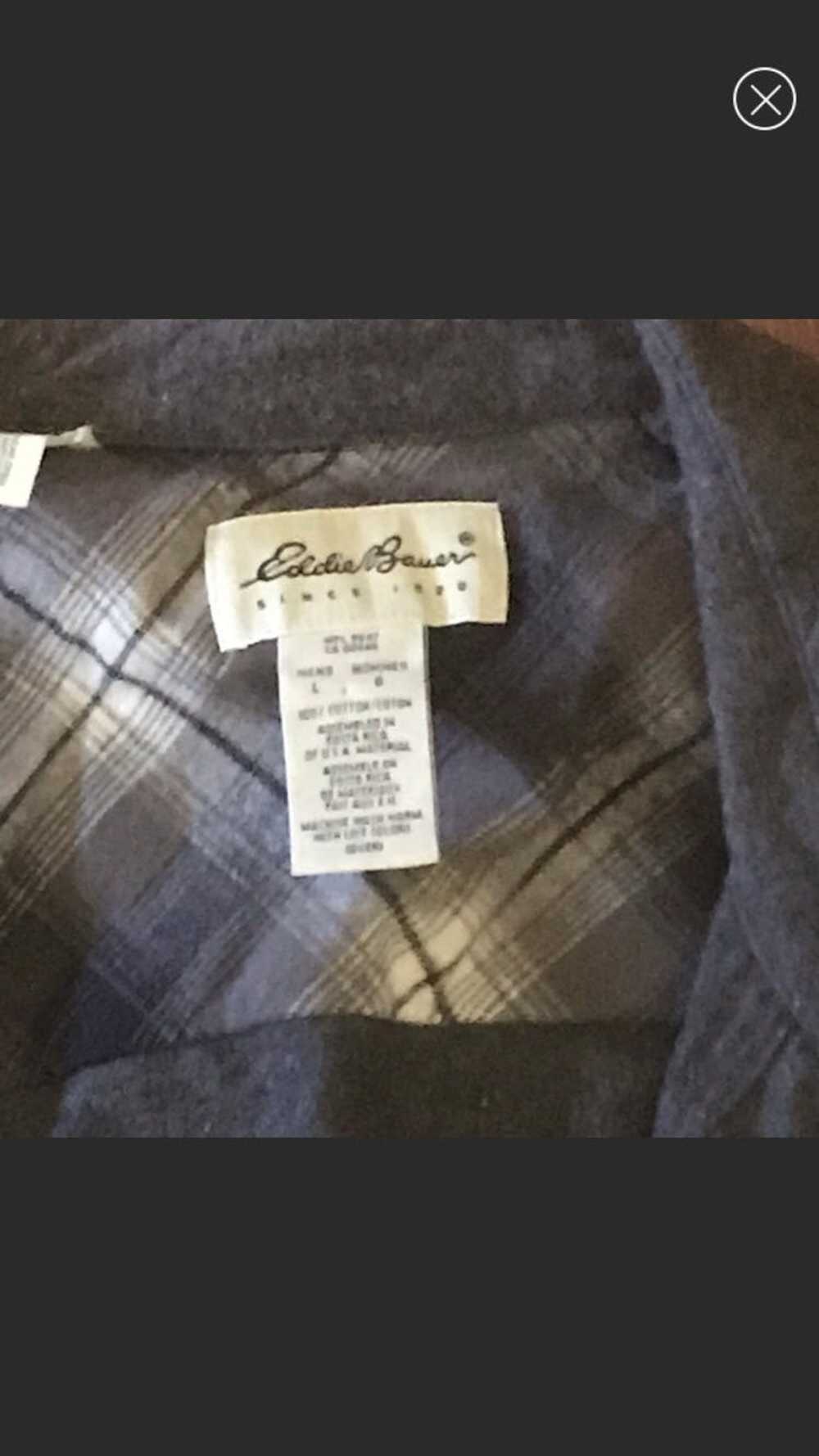 Eddie Bauer Eddie Bauer Grey Streetwear Flannel S… - image 6