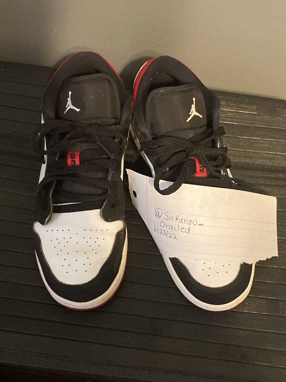 Jordan Brand × Nike Air Jordan 1 Low Bred Toe - image 1