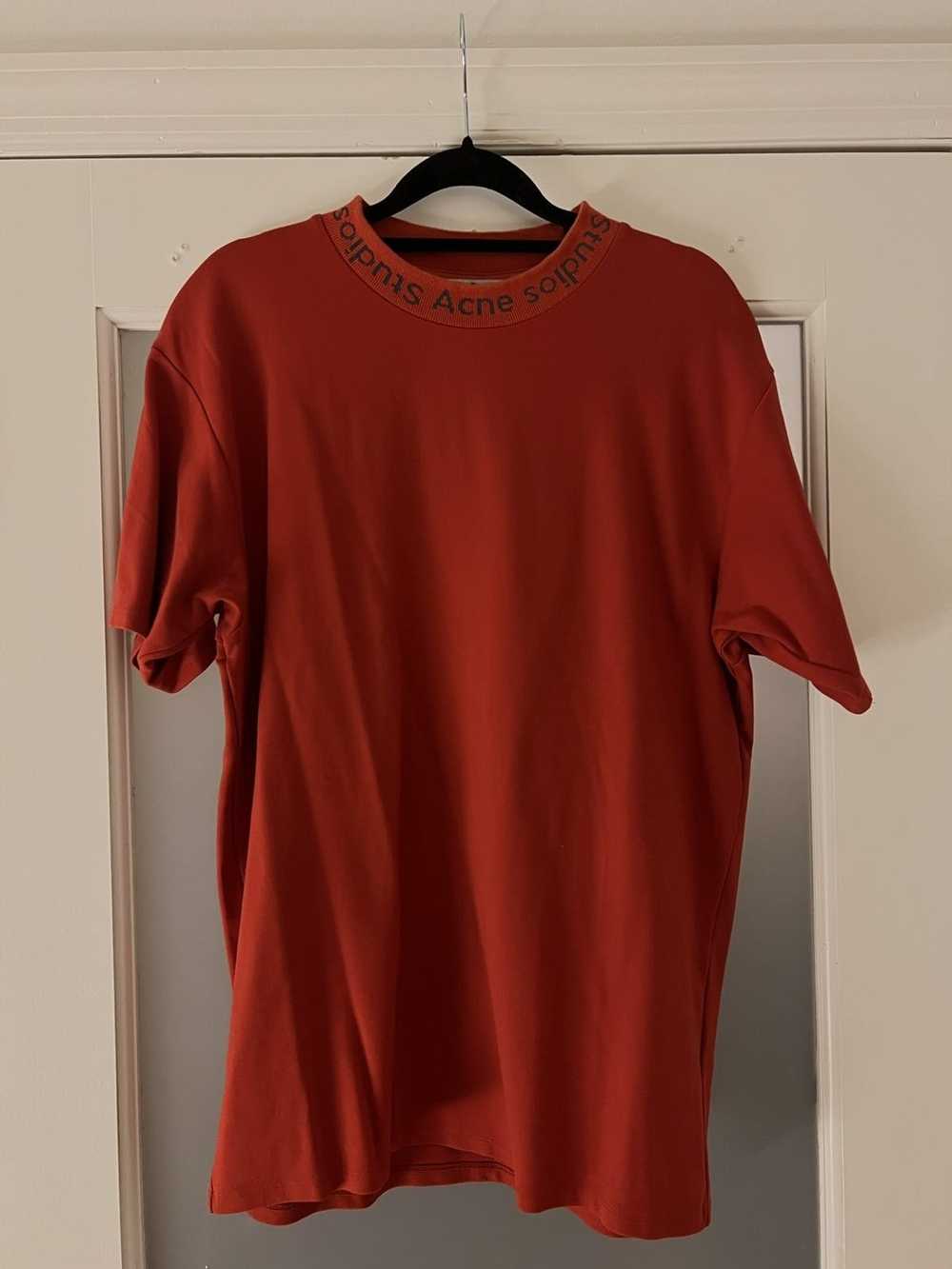 Acne Studios Acne Studios Red Navid Shirt - image 1