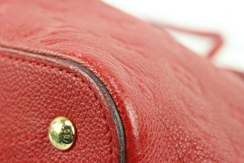 Louis Vuitton Louis Vuitton Red Monogram Leather … - image 10