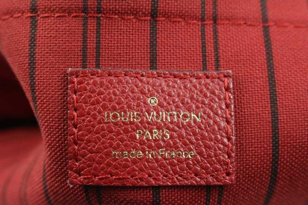 Louis Vuitton Louis Vuitton Red Monogram Leather … - image 3