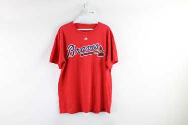 Men's Atlanta Braves John Smoltz Nike Navy Cooperstown Collection Name &  Number T-Shirt