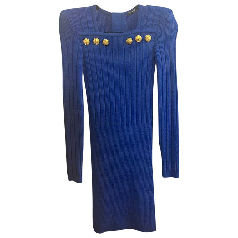 Balmain Wool mini dress - image 1