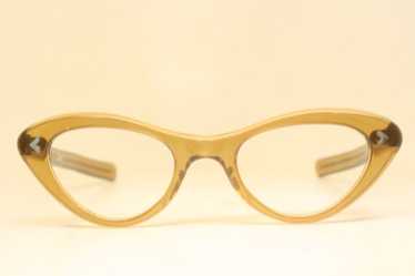 Unused Rust cat eye frames vintage glasses
