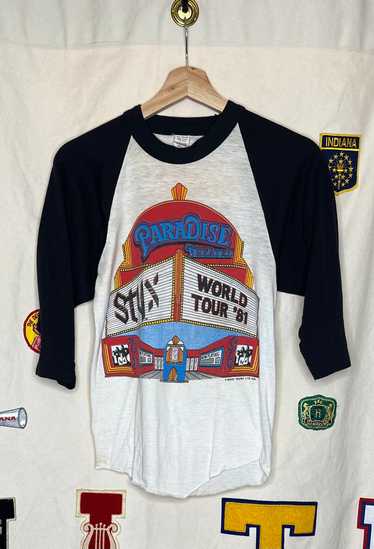 1981 Styx World Tour Raglan T-Shirt: S