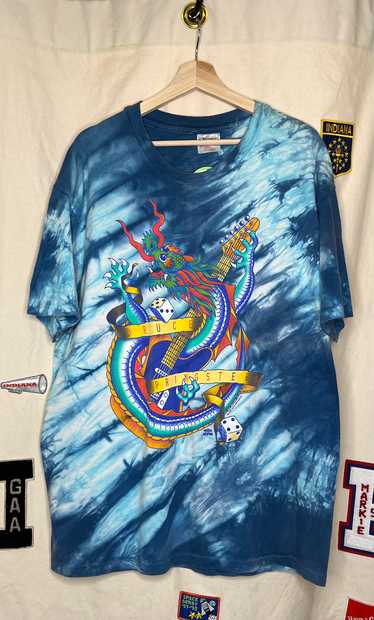 1992 Bruce Springsteen Dragon Tie-Dye T-Shirt: XL - image 1