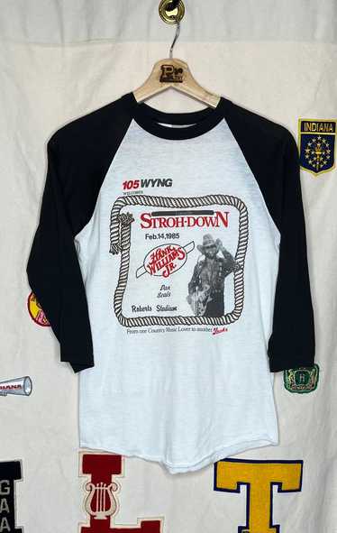 Hank Williams Jr. Stroh-Down Raglan T-Shirt: M