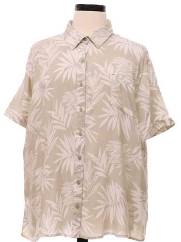 1990's Basic Editions Womens Rayon Hawaiian Shirt