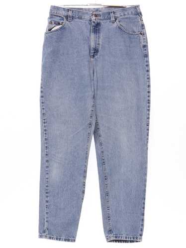 Vintage 80s Lee Light-wash High-waisted Denim Mom Jeans 1980s Womens  Straight Leg Denim Pants 