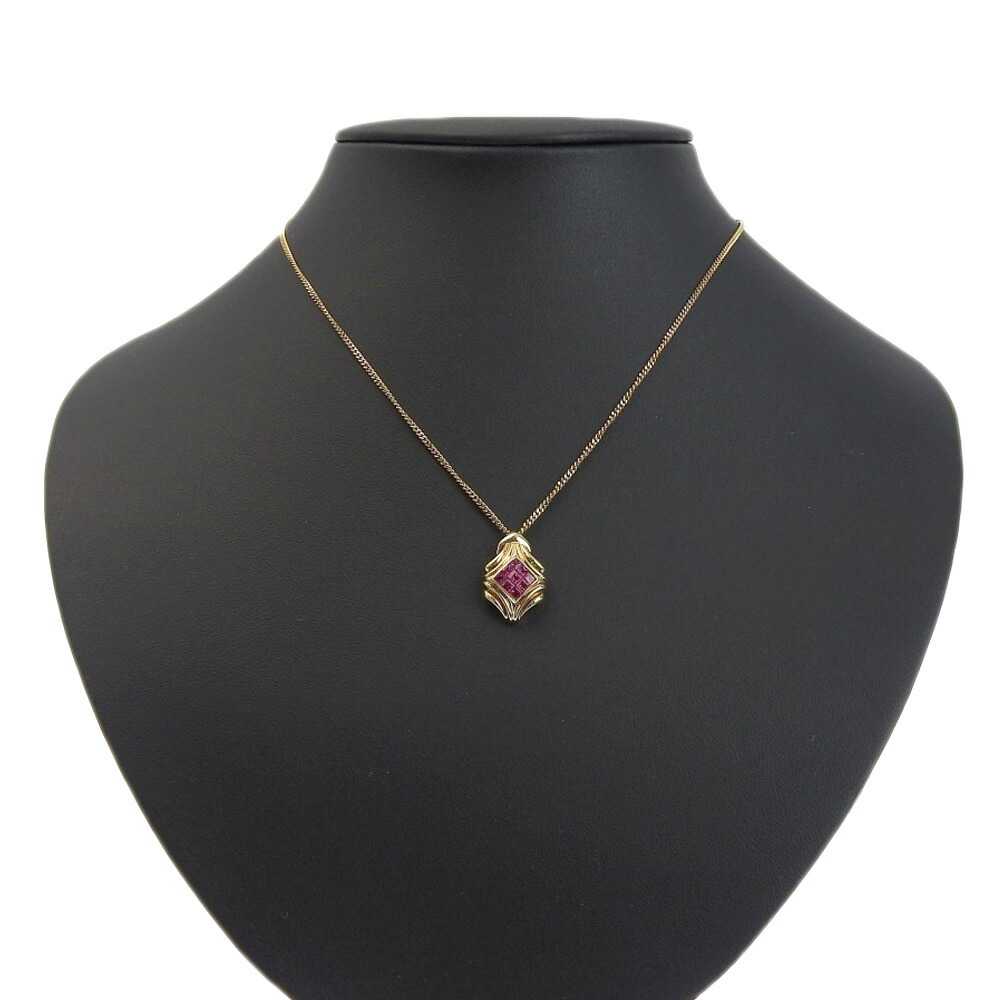 JEWELRYMAKI Mystery Setting Necklace K18YG Merelb… - image 5