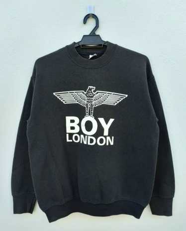 Rare! Boy London Big Print Spell Out Logo Pullover Cr… - Gem