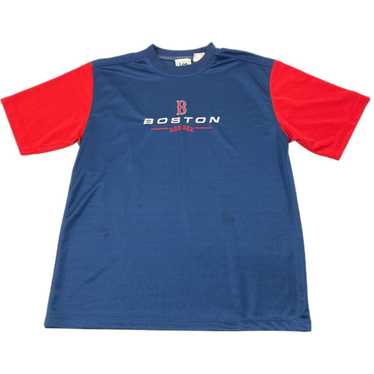 Large Boston Red Sox Italian T-shirt Calzini Rossi MLB