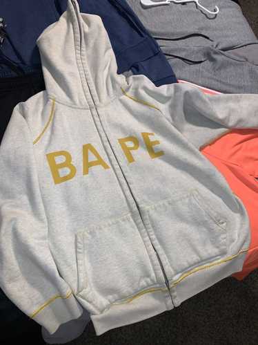 Bape Bape reversible full zip hoodie