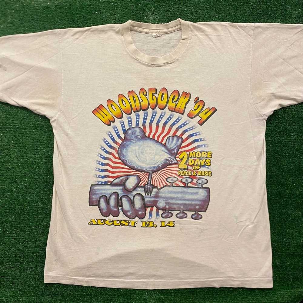 Band Tees × Made In Usa × Vintage Woodstock Festi… - image 1