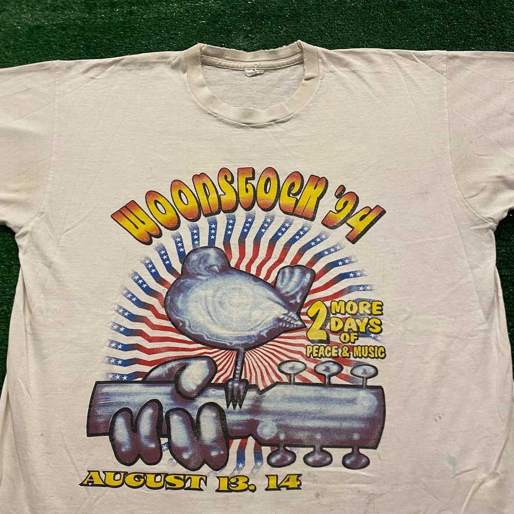 Band Tees × Made In Usa × Vintage Woodstock Festi… - image 2