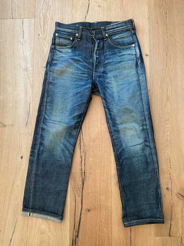 【値下げ】墨アート　‘’均衡‘’(10%OFF※12/31迄) visvim SOCIAL SCULPTURE 01 SLIM DAMAGED-36 | REVERSIBLE