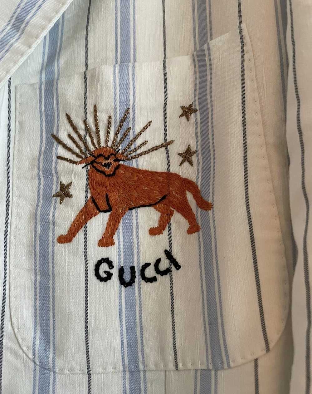 Gucci 🔥$5.4K VALUE🔥 RARE Gucci Striped Tiger Lo… - image 2