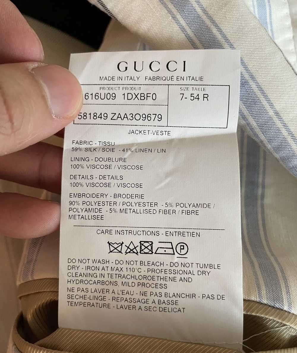Gucci 🔥$5.4K VALUE🔥 RARE Gucci Striped Tiger Lo… - image 6
