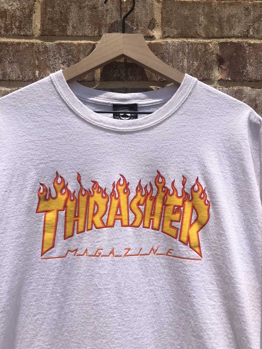 Streetwear × Thrasher × Vintage Y2K White Thrashe… - image 2