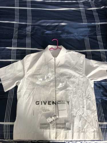 Givenchy Men’s Givenchy 4G Printed Zip Shirt